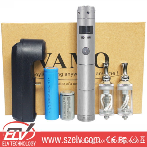 (vamo V5) 2014 Elv Big Battery Tube Ecig Stainless Steel Ecig Vamo V5
